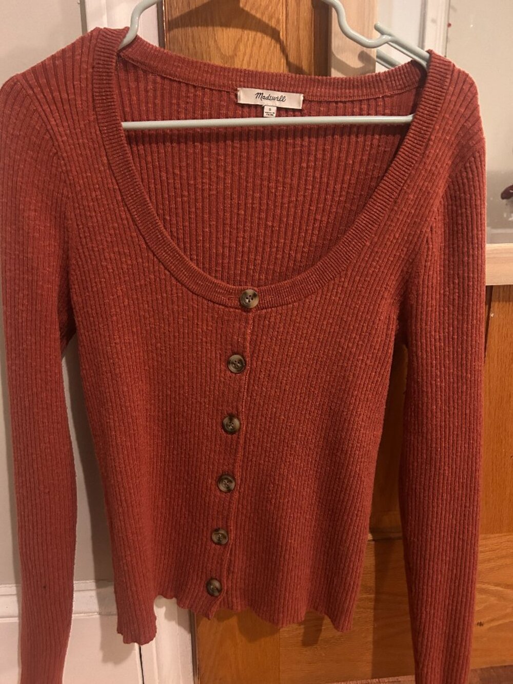 Madewell Scoopneck Cardigan Sweater